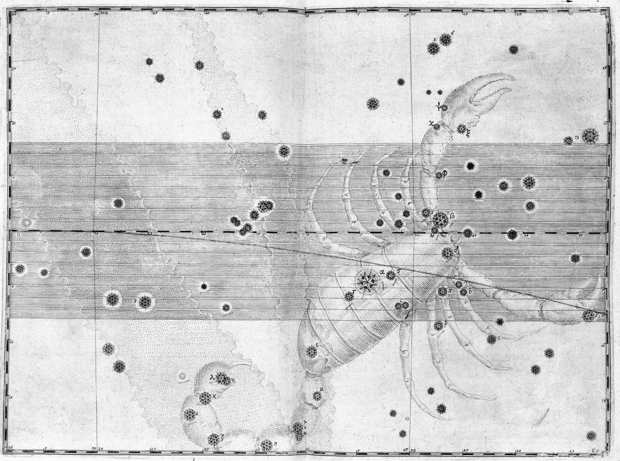 The constellation Scorpius (Scorpio) بواسطة فريدريك (المرتبط ب) بارنارد