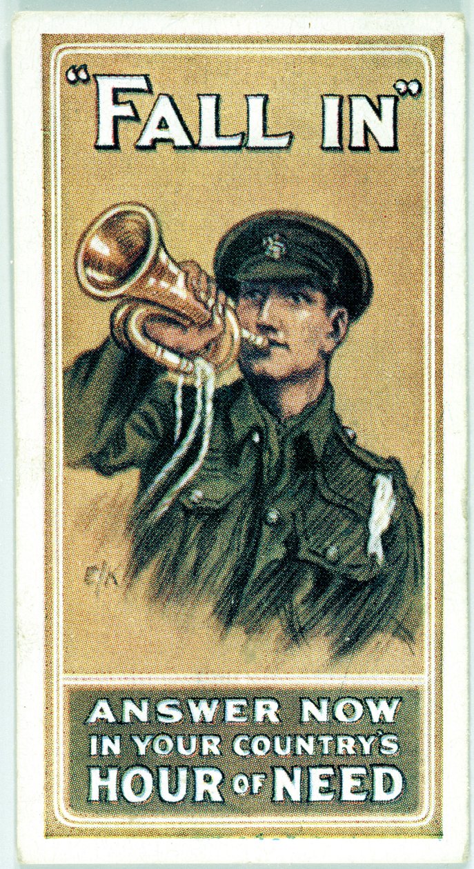 United Kingdom : Cigarette cards - WW1 Recruiting بواسطة فرديناند جورج والدمولر