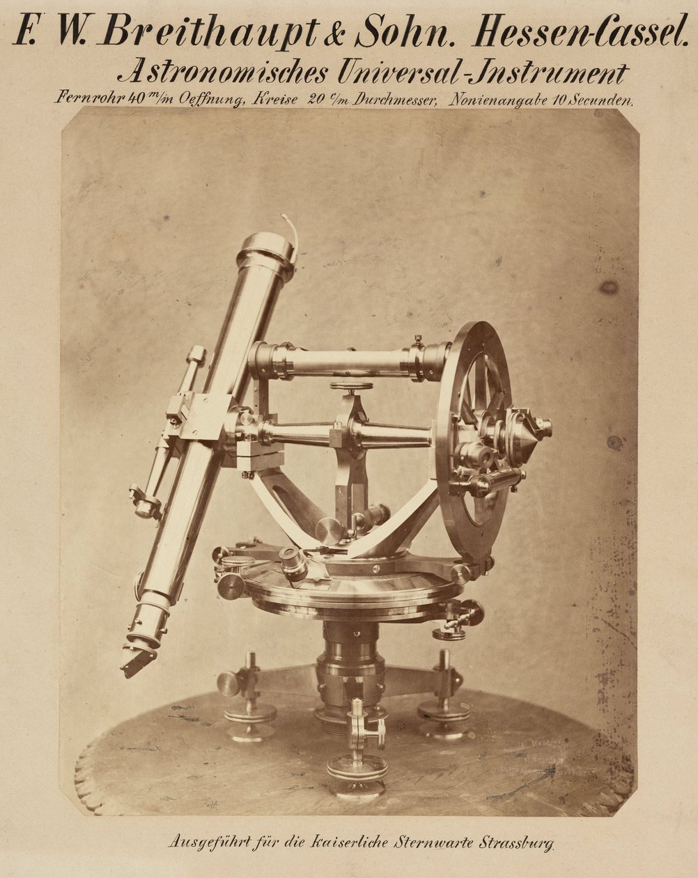 Universal circle, Strasbourg Observatory بواسطة فريدريك (المرتبط ب) بارنارد