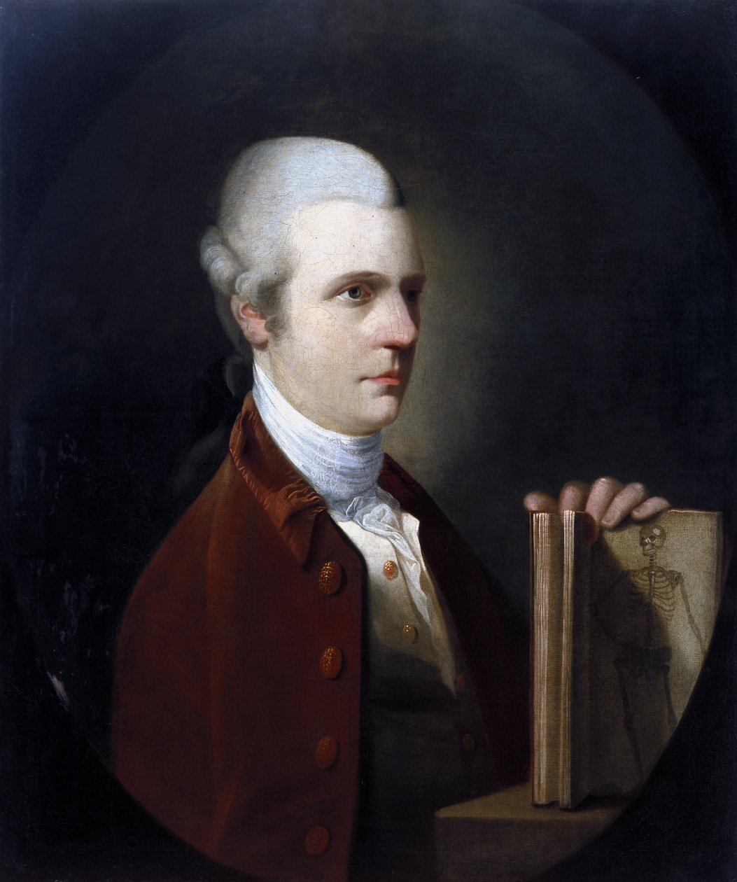 William Hunter, British anatomist and obstetrician, c 1750 بواسطة فريدريك (المرتبط ب) بارنارد