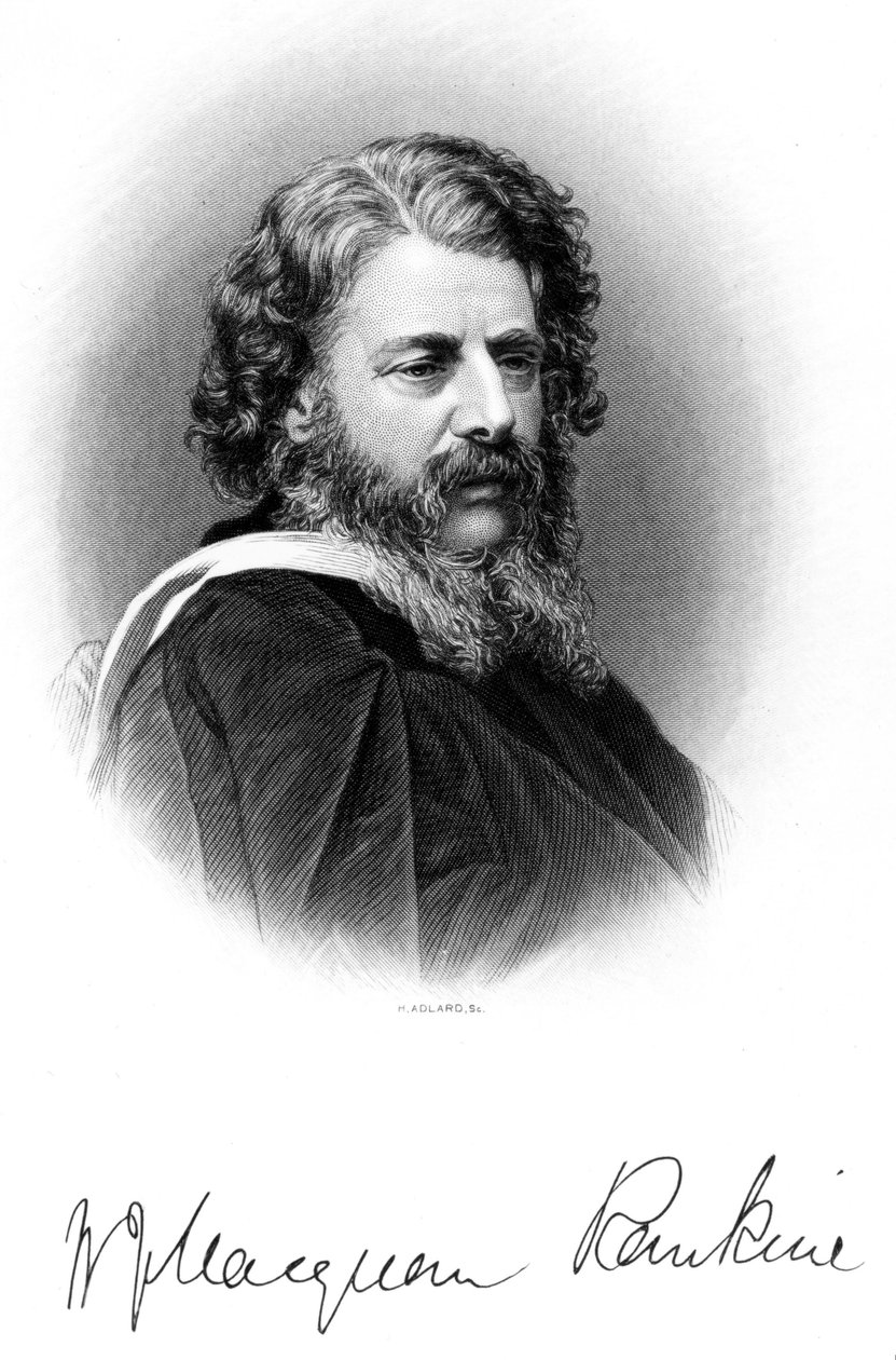 William John MacQuorn Rankine, Scottish civil engineer, c 1860-1869 بواسطة فرديناند جورج والدمولر