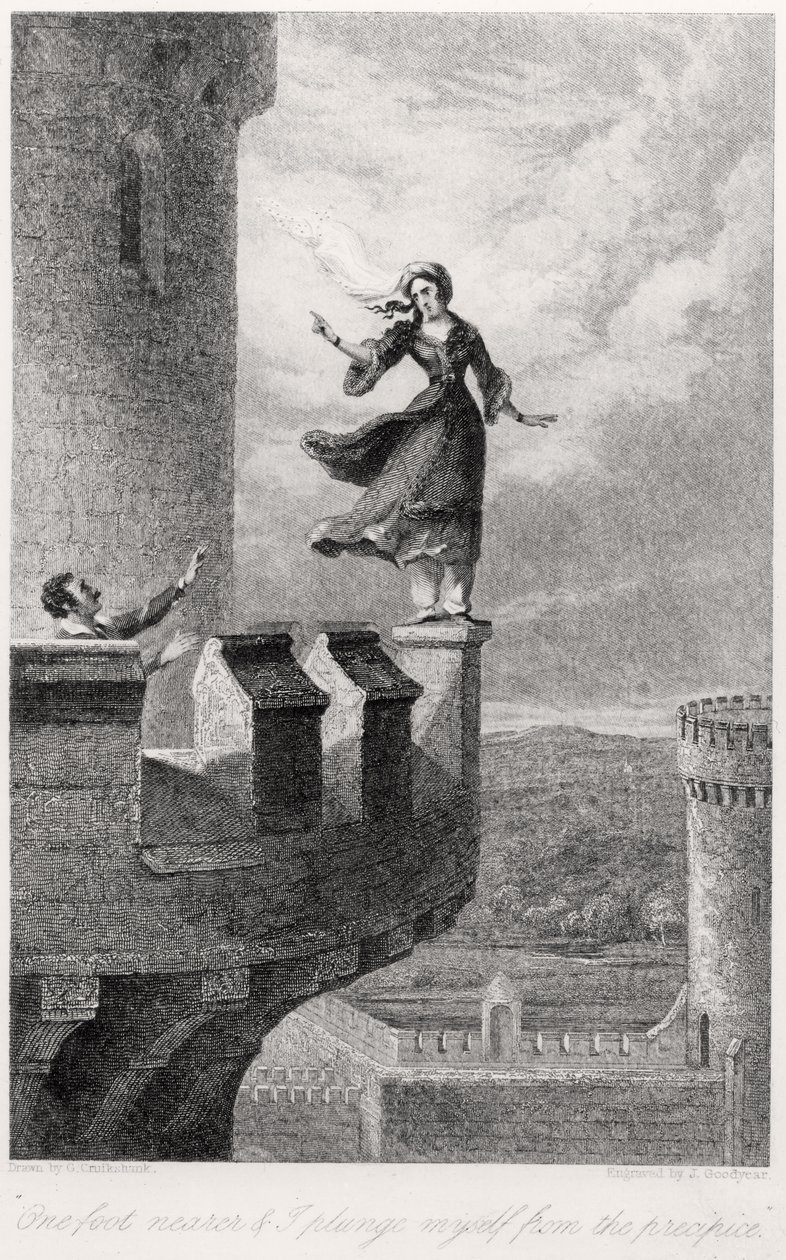 ريبيكا ، من إيفانهوي بقلم والتر سكوت (1771-1832) بواسطة بعد جورج كروكشانك