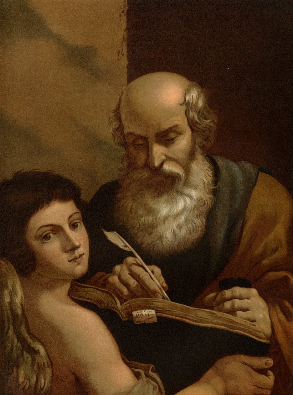 الإنجيلي ماثيو بواسطة بعد Guercino
