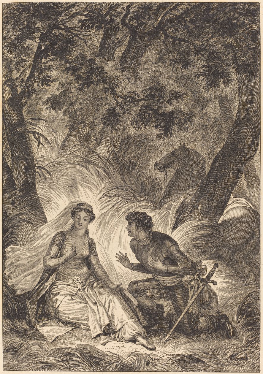 عروس ملك جاربي: الفارس بواسطة بعد جان هونوريه Fragonard