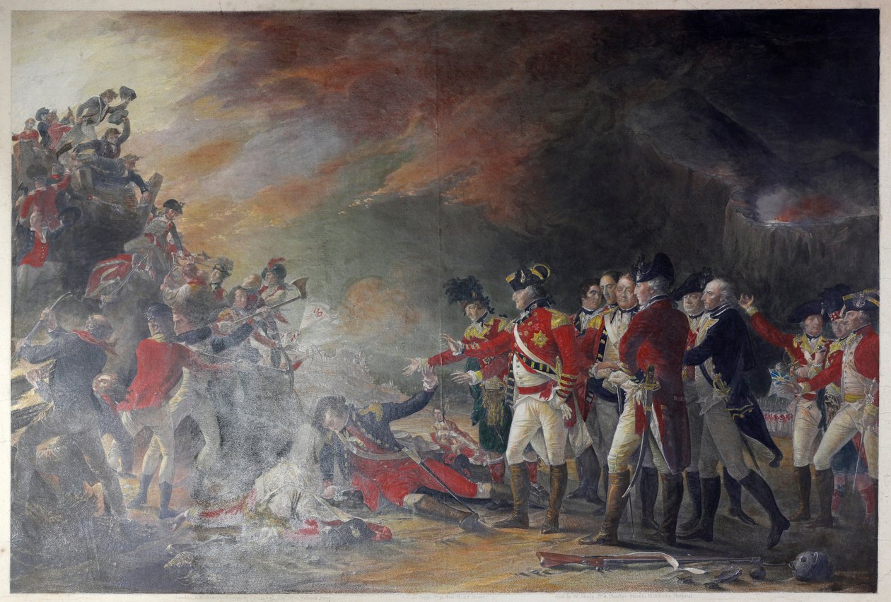 The Sortie بواسطة Harrison Of Hibraltar في صباح 27 نوفمبر 1781 بواسطة بعد جون ترمبل