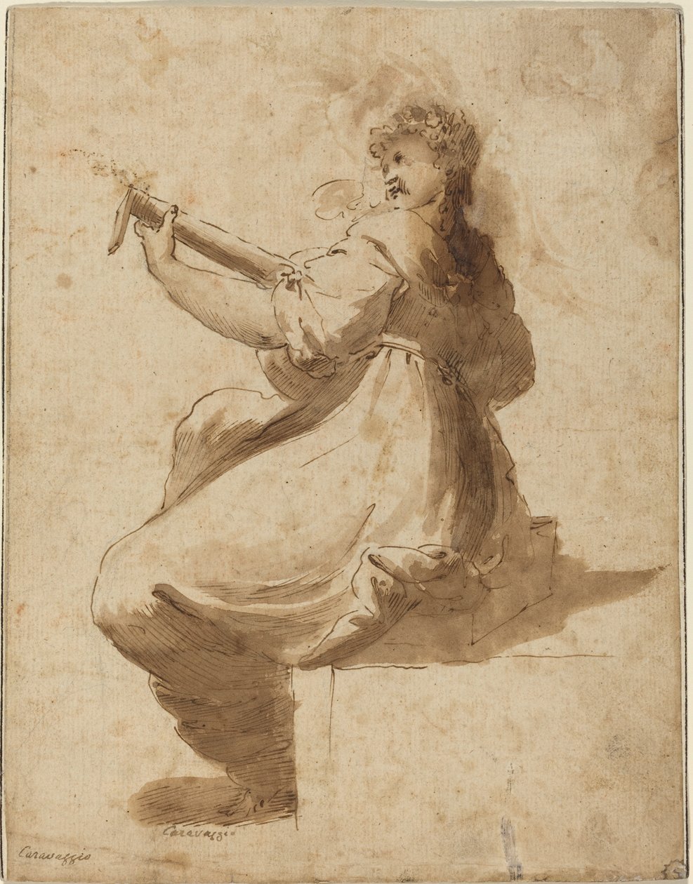 عازف العود بواسطة بعد Orazio Gentileschi