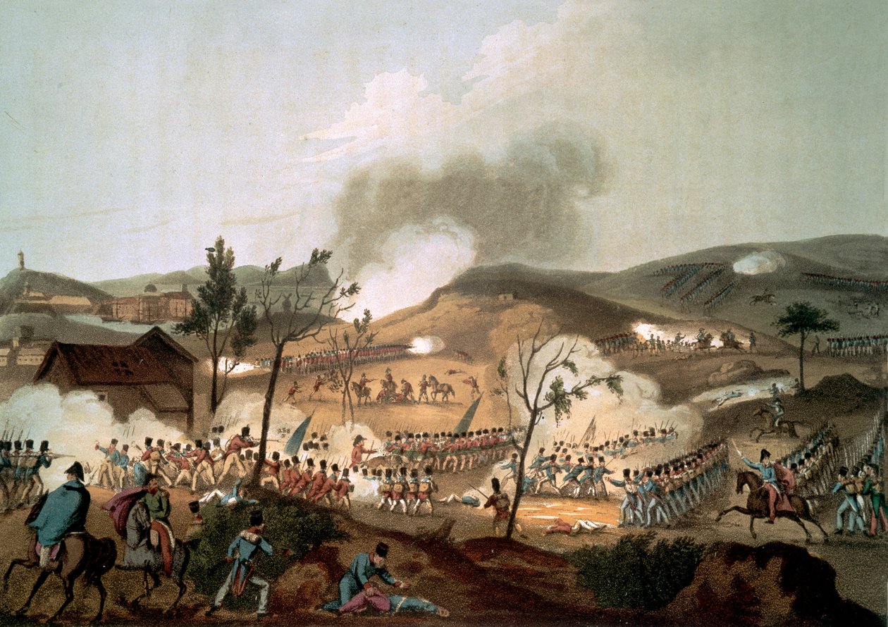 معركة كورونا ، 17 يناير 1809 (ألوان مائية) بواسطة بعد ويليام هيث