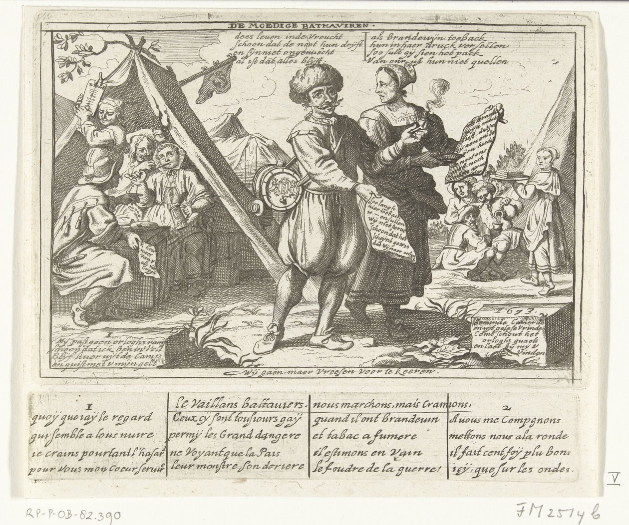 الباتافيون الشجعان ، 1673 Bathaviers الشجعان / Le Vaillans Battaviers (العنوان على الكائن) ستة رسوم متحركة فرنسية عن الهولنديين من عام 1673 (عنوان المسلسل) بواسطة مجهول (ربما)