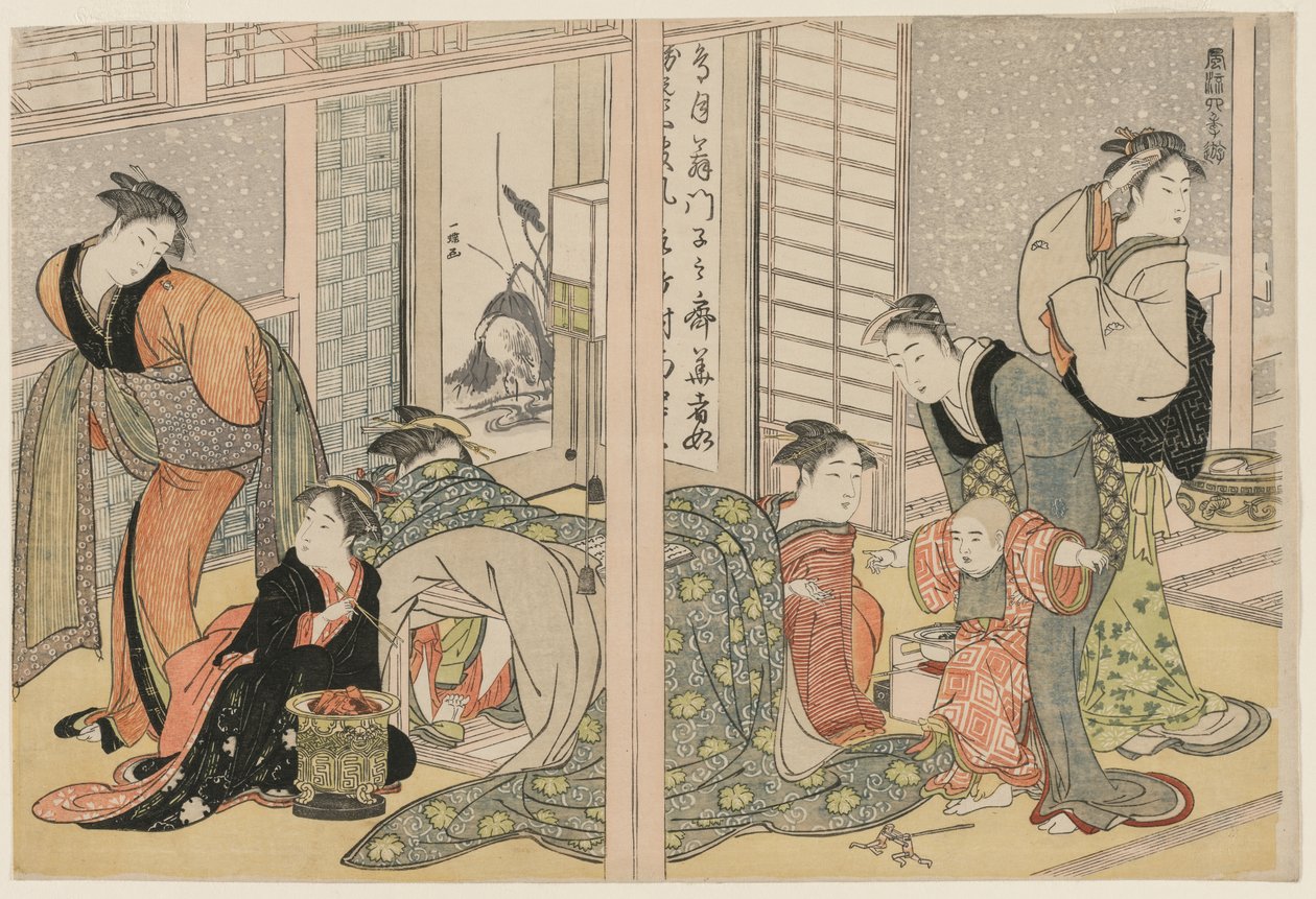 ملذات الفصول الأربعة الأنيقة بواسطة يُنسب إلى Kitagawa Utamaro