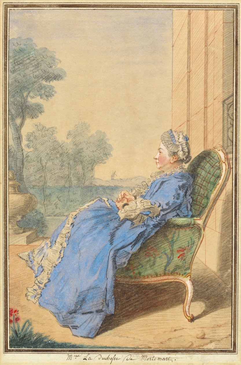 مدام دوقة مورتيمارت بواسطة تسمى Carmontelle Louis de Carrogis