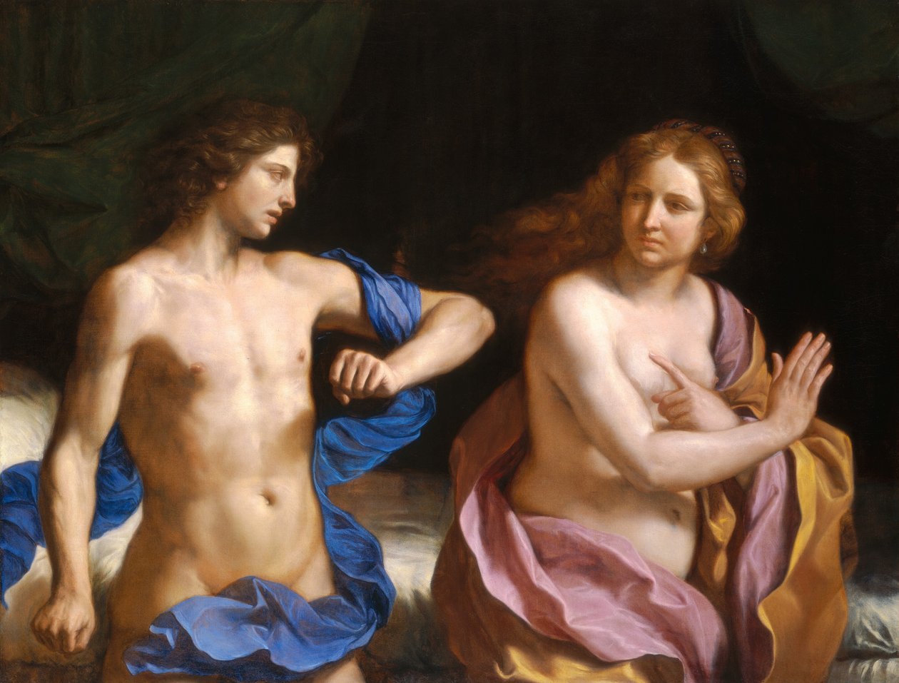 أمنون وتمار بواسطة يسمى Guercino Giovanni Francesco Barbieri