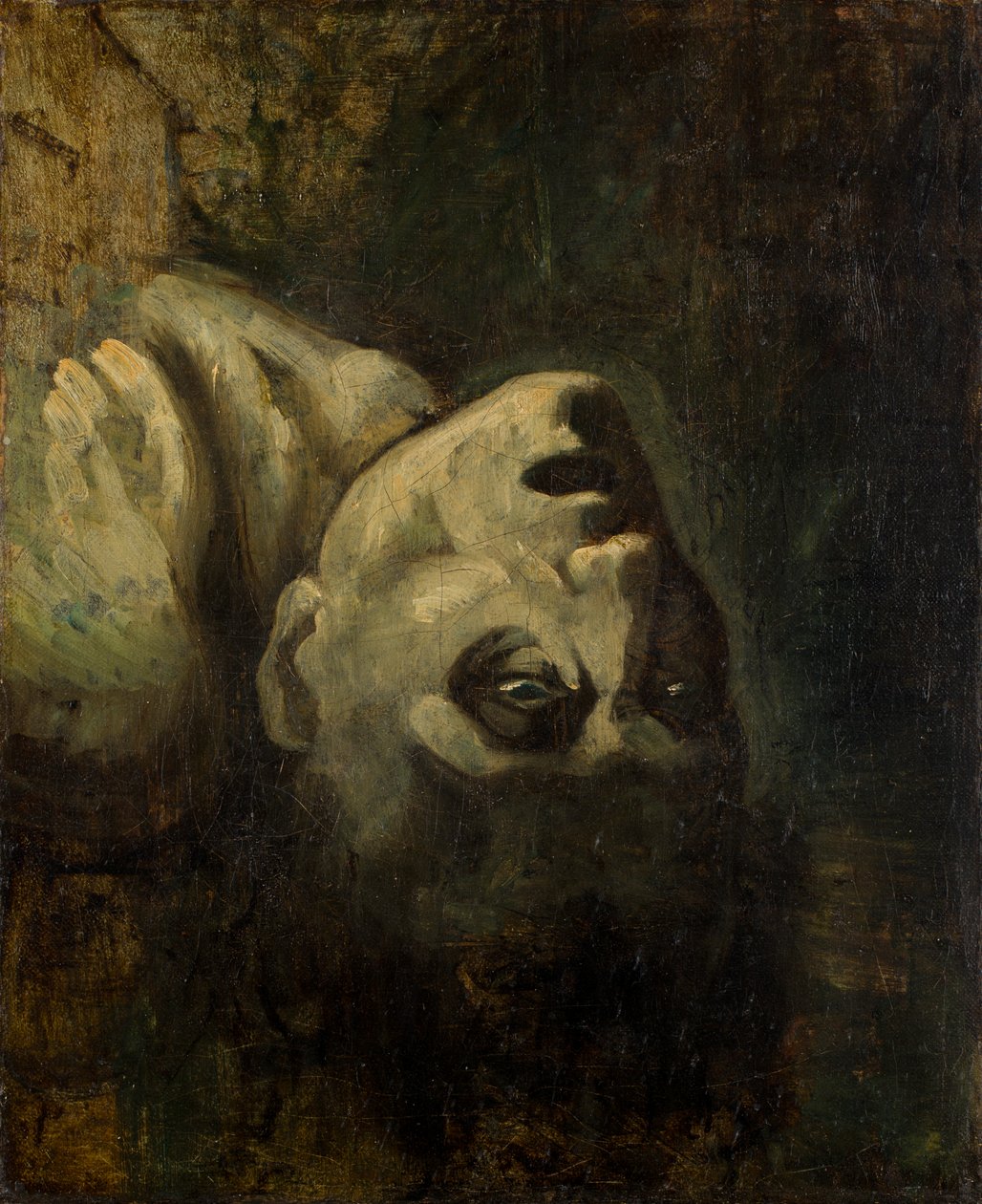 رأس رجل غارق بواسطة دائرة Théodore Géricault