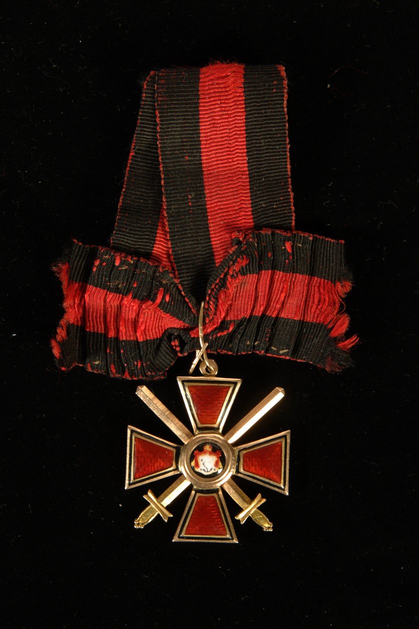 Riband and Badge of the Saint Vladimir ، الطبقة الرابعة ، القرن التاسع عشر بواسطة أوسمة وأوسمة