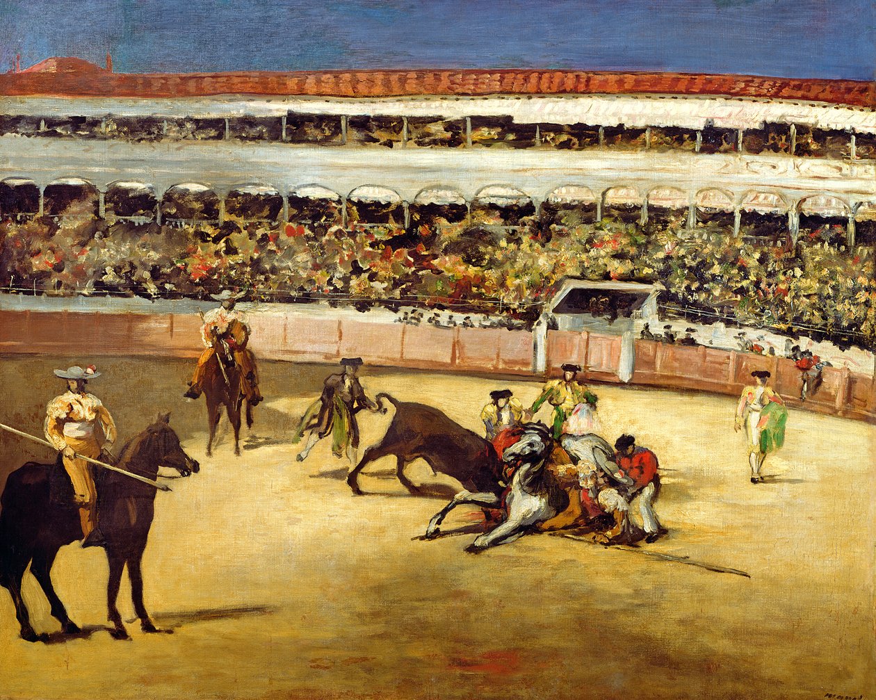 معركة الثور ، 1865 بواسطة إدوارد مانيه