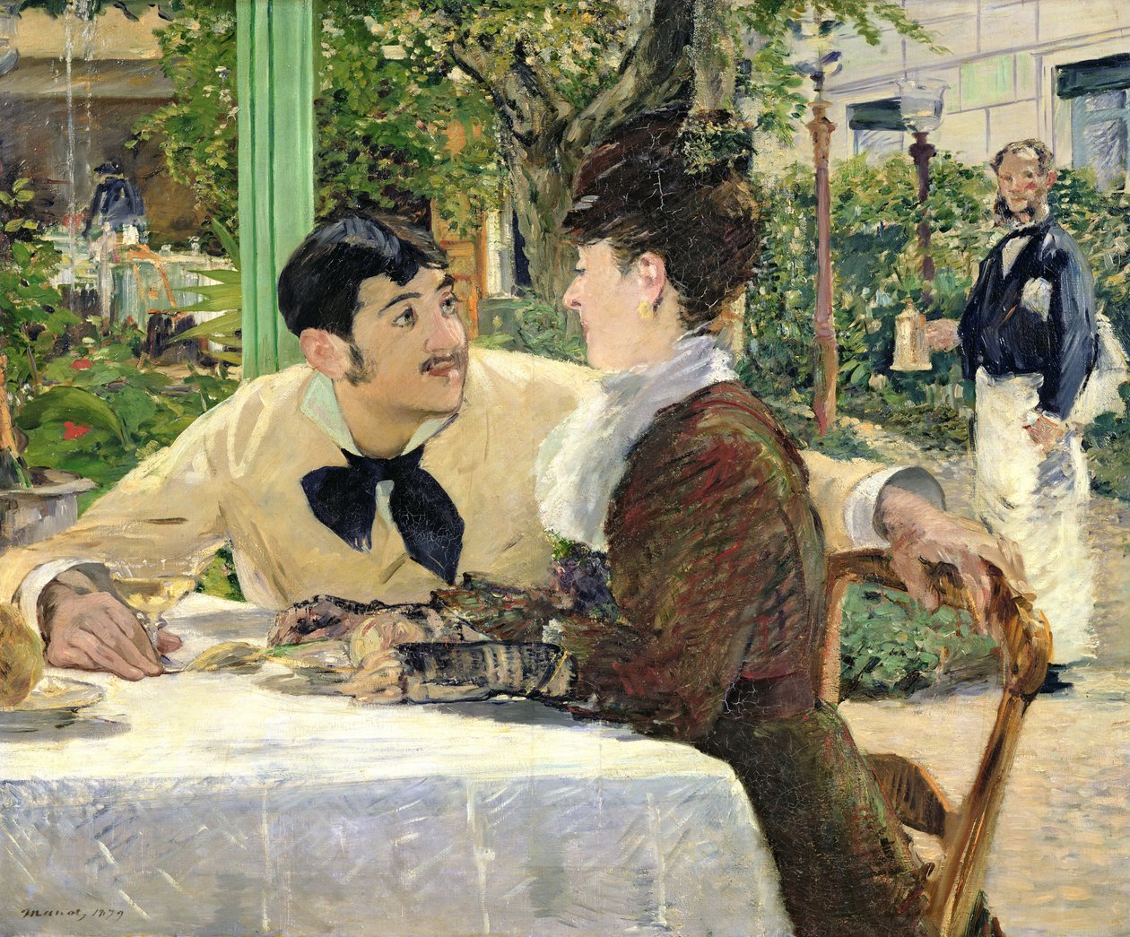 حديقة Pere Lathuille ، 1879 بواسطة إدوارد مانيه