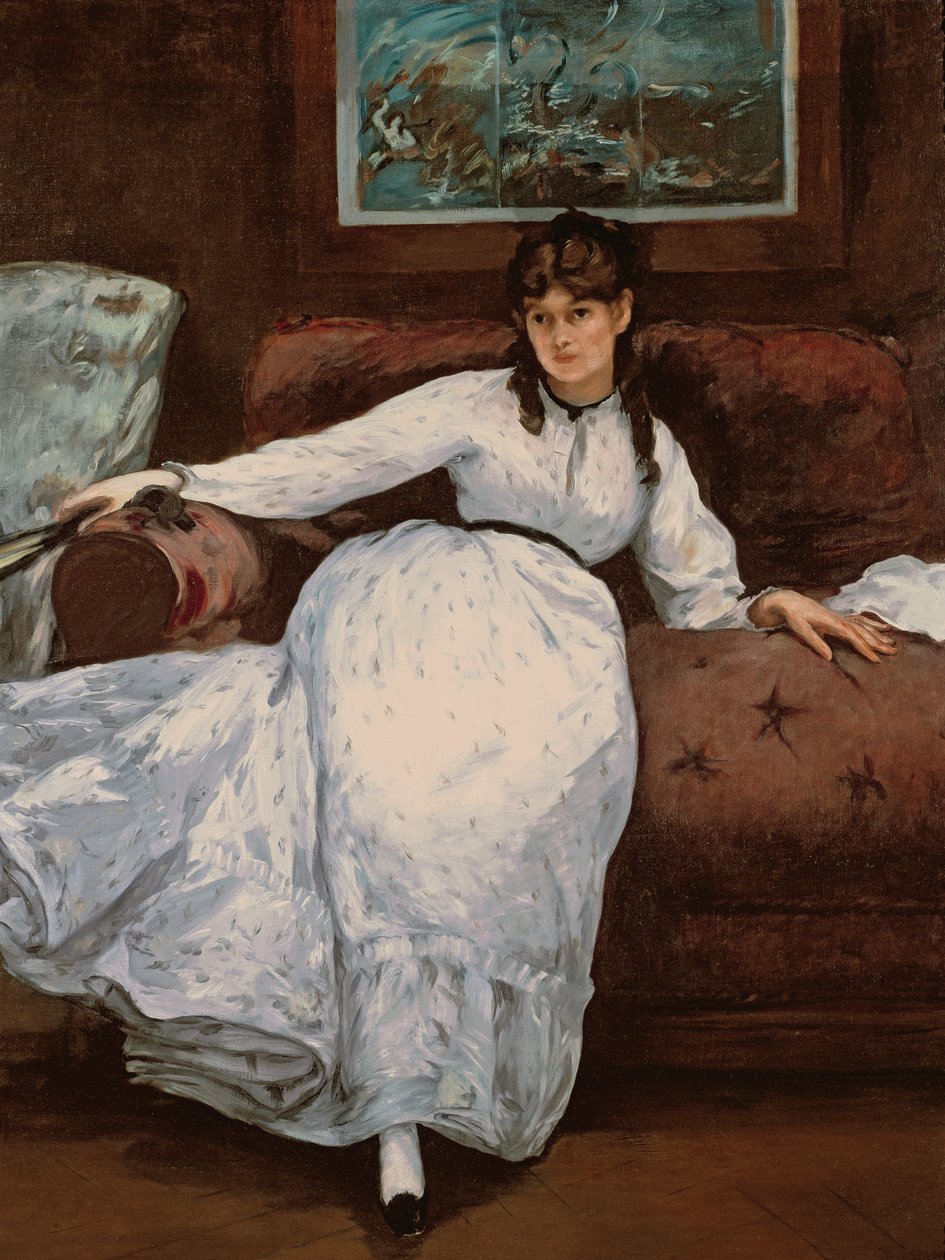 الباقي ، صورة لبرثي موريسوت (1841-1895) ، 1870 بواسطة إدوارد مانيه