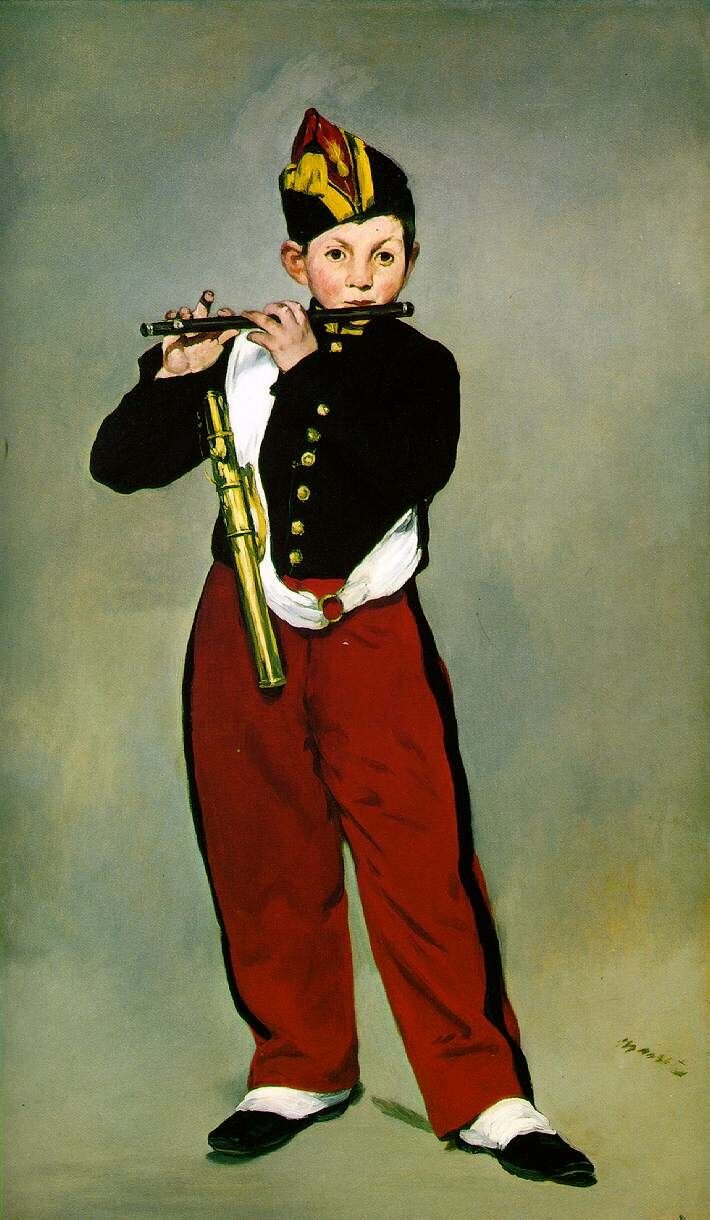 Flautist الشباب ، أو The Fifer بواسطة إدوارد مانيه