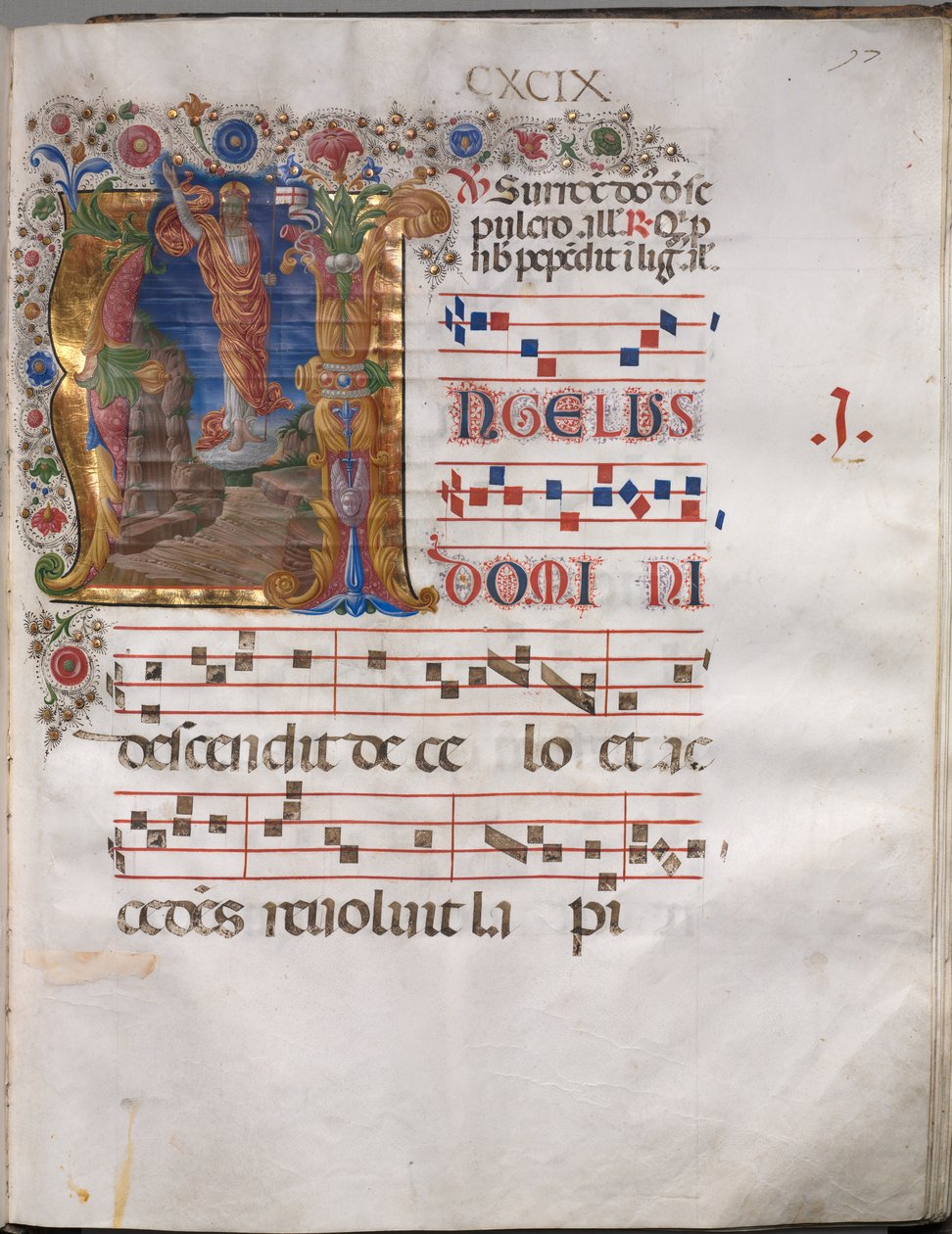 Antiphonary: الأولي أ ، القيامة بواسطة أتباع جيرولامو دا كريمونا