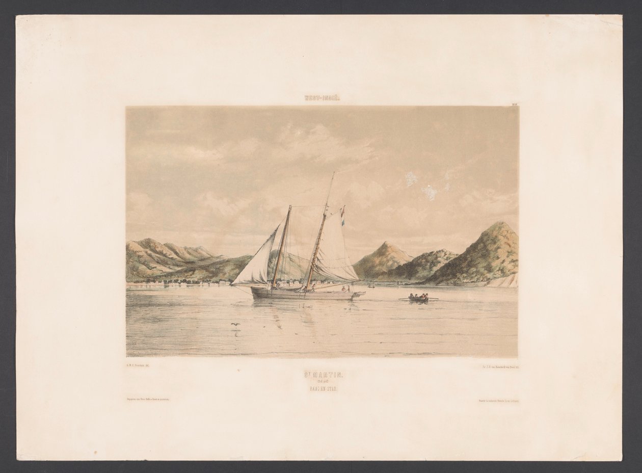 سانت مارتن سانت مارتن. Bay and City (العنوان على الكائن) جزر الهند الغربية (عنوان السلسلة على الكائن) Gezigten uit Neerland