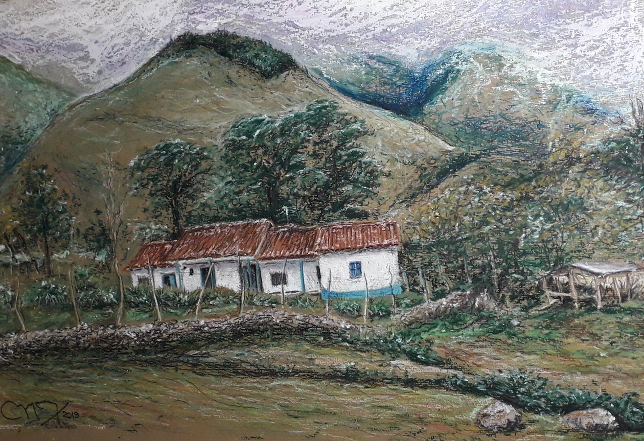 PAISAJE ANDINO - LLANO LARGO VENEZUELA بواسطة miguelmendez_art.ve