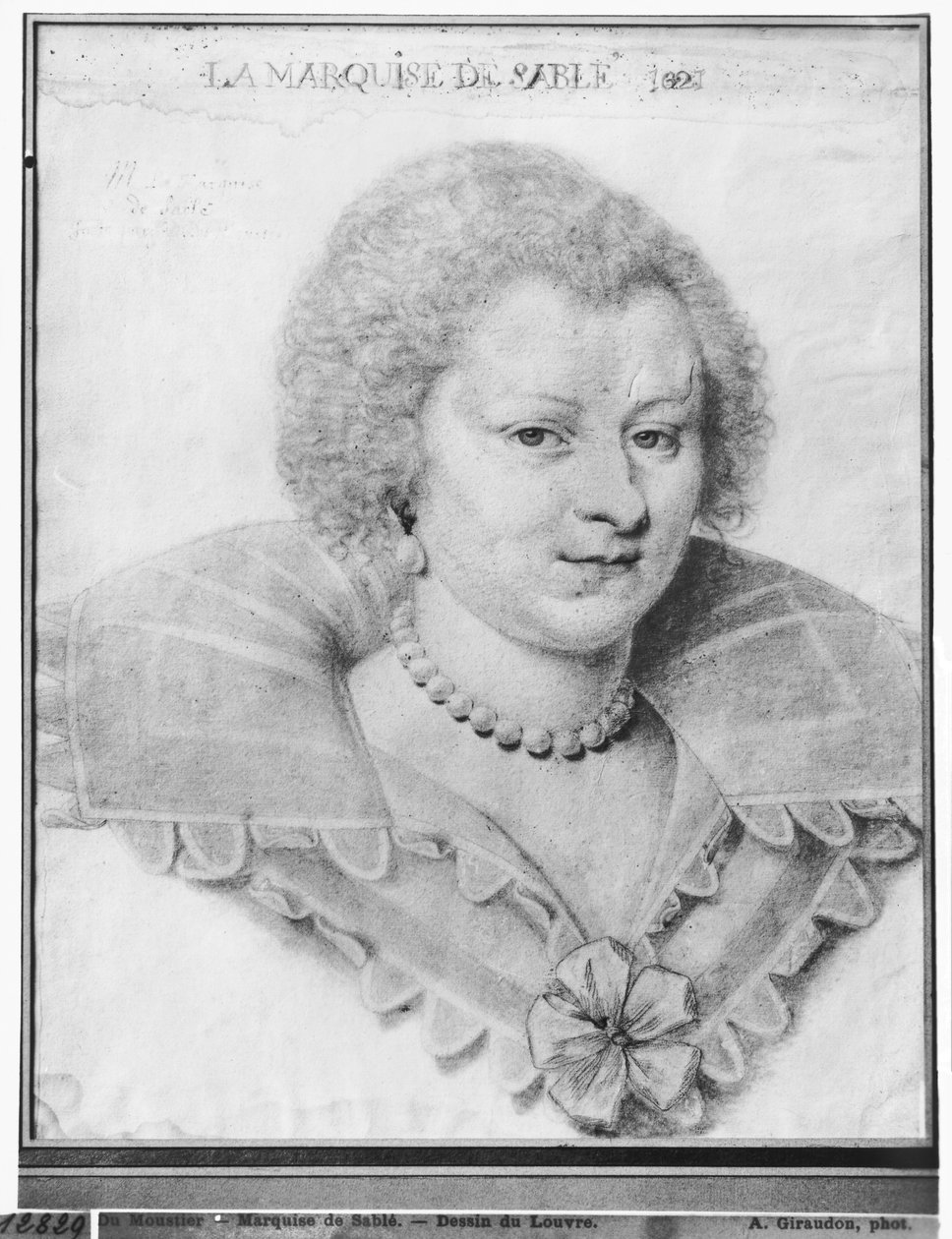 صورة ماجديلين دي سوفري (1599-1678) ماركيز دي سابل ، 1621 بواسطة دانيال دومونستير أو دوموستير