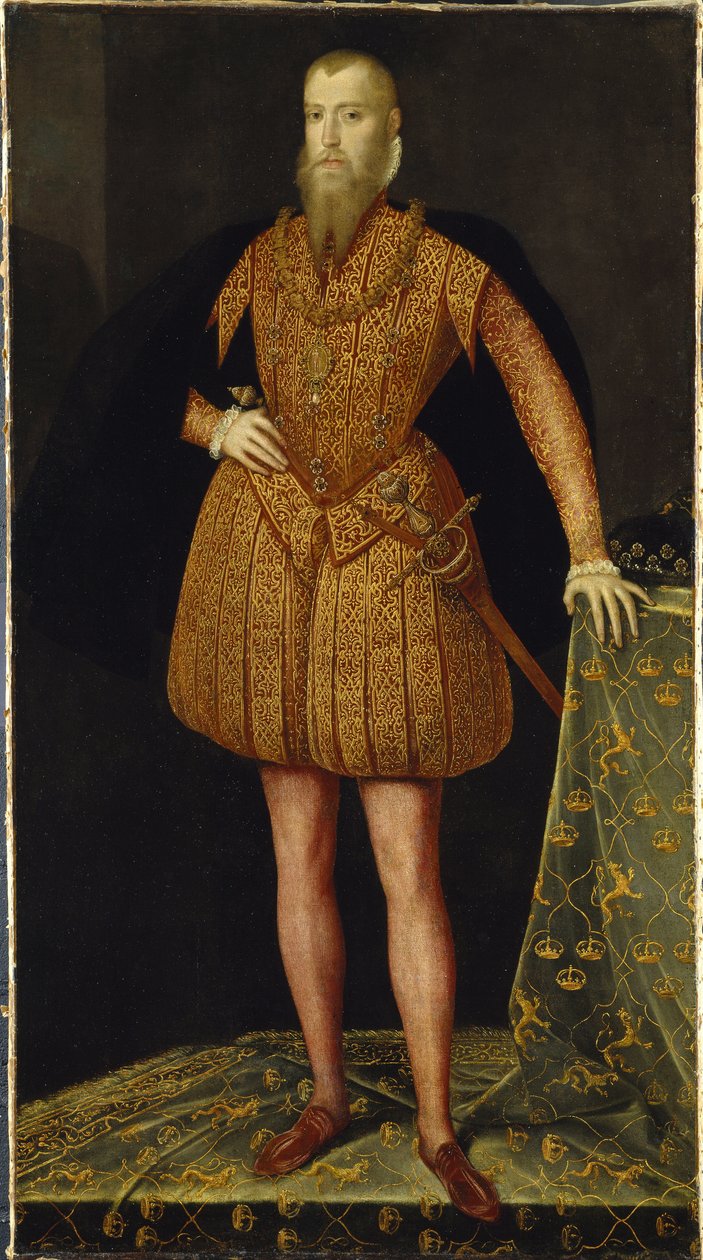إريك الرابع عشر روي دي سويدي - صورة للملك إريك الرابع عشر ملك السويد (1533-1577) بواسطة ميولين ، ستيفن فان دير (نشط 1543-1564) بواسطة أو Muelen Steven van der Meulen