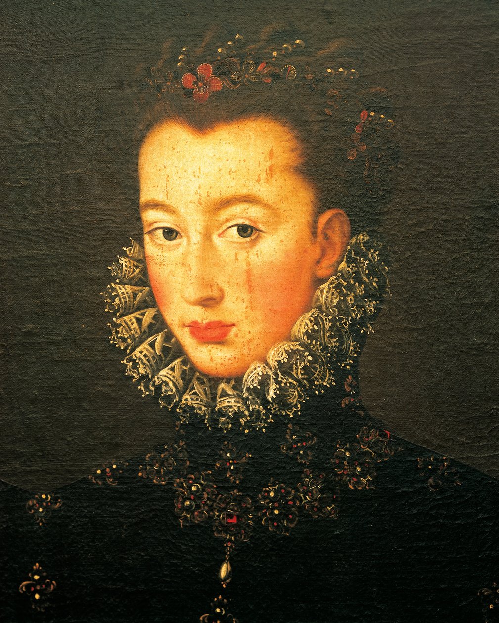 صورة لوكريزيا ديستي (1535-1598) ، دوقة أوربينو ، لوحة منسوبة إلى فيديريكو زوكاري (1539-1609) بواسطة أو Zuccaro Federico Zuccari