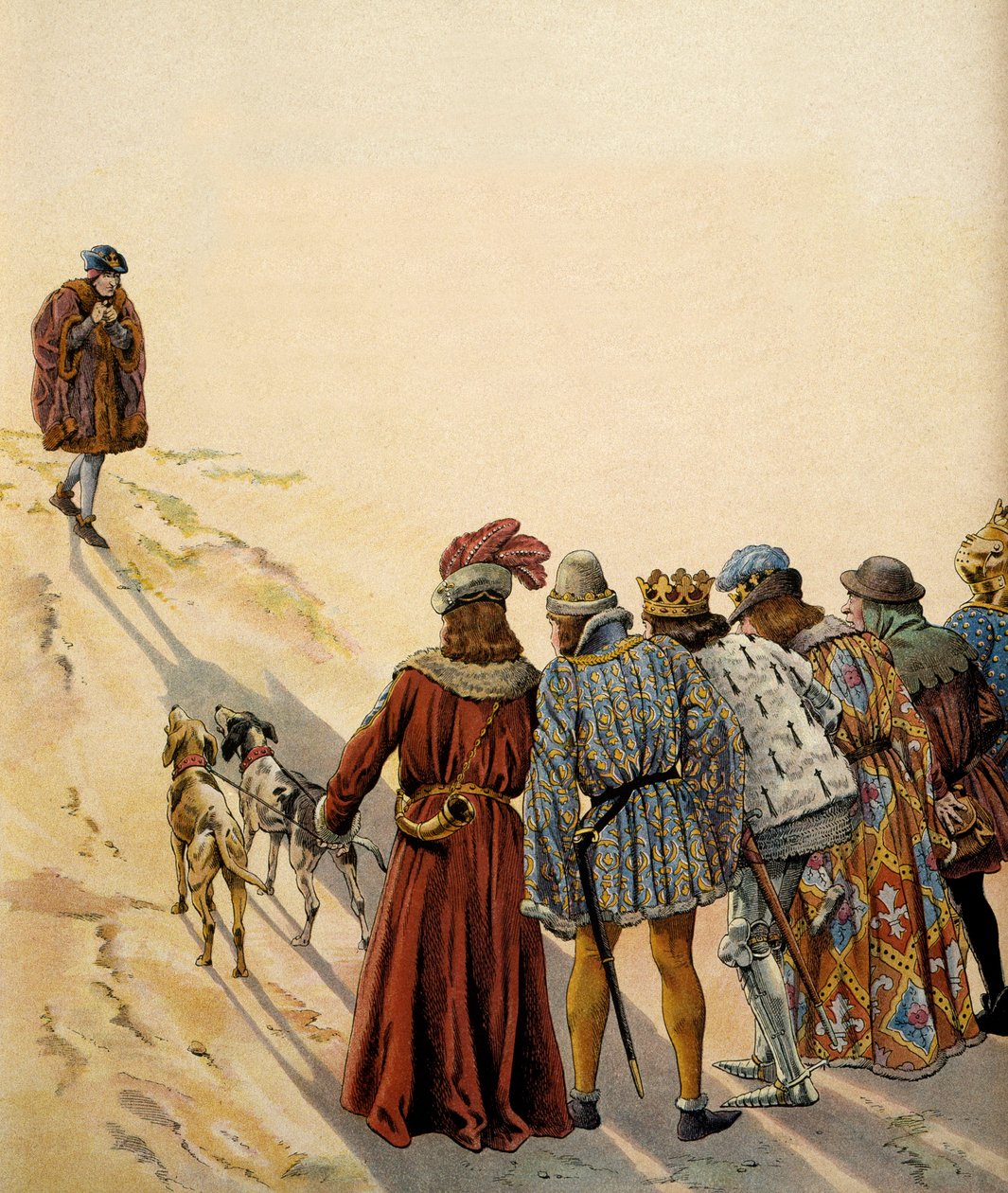 تاريخ فرنسا في العصور الوسطى (العصور الوسطى): كونت شارولايس (ثم تشارلز تيميراير (1433-1477) ، فرانسوا الثاني ، دوق بريتاني (1433-1488) ، تشارلز من فرنسا ، دوق بيري وشقيق الملك (1446-1472) يوحنا الثاني دوق بوربون (1426- بواسطة اسم مستعار لـ Onfray de Breville Jacques Job