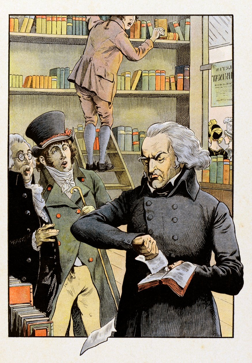 In a bookstore, Theophile Malo Corret de La Tour (or Latour) d