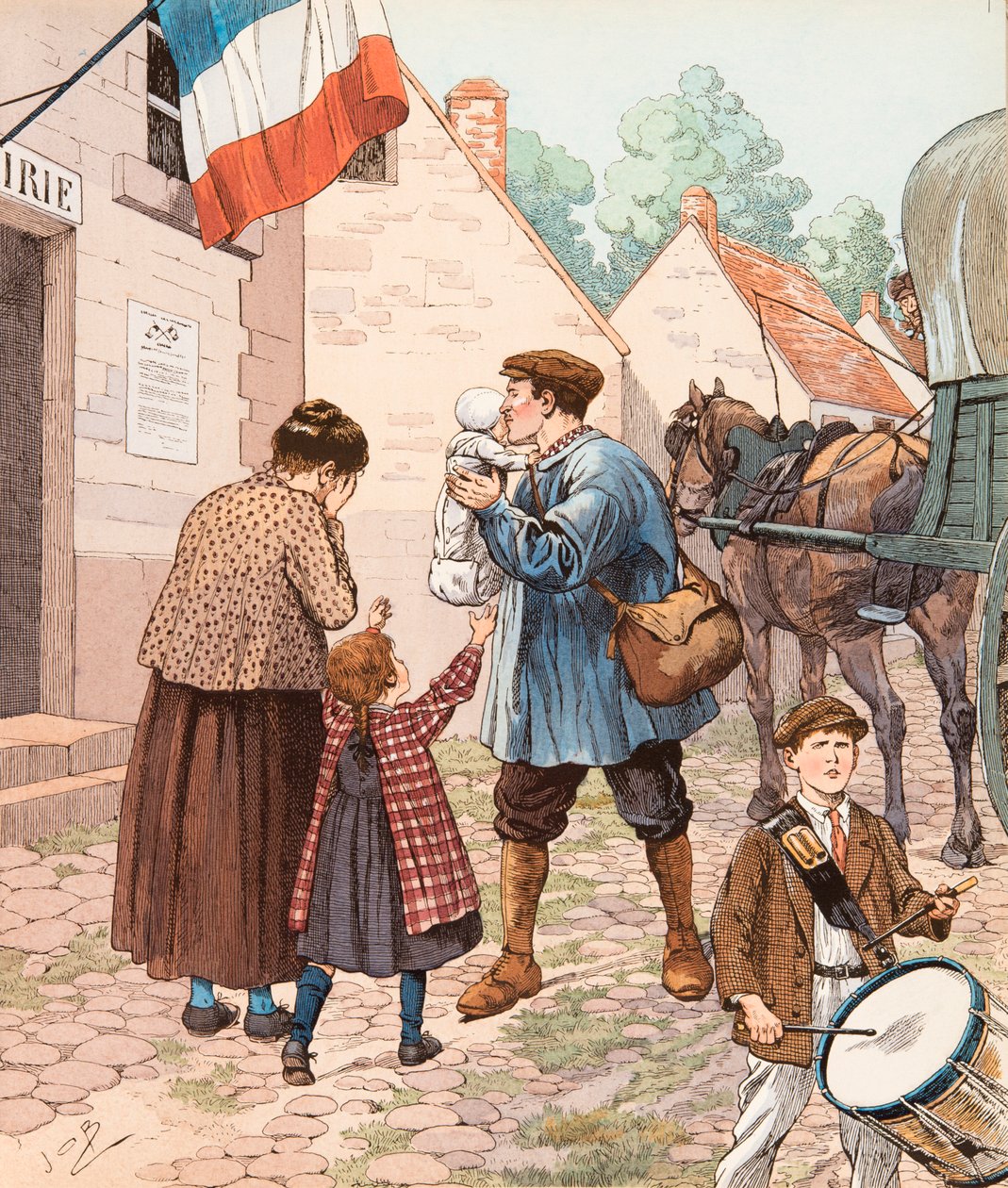 جاك ماري جاستون أونفروي دي بريفيل (1858-1931) - 2 أغسطس بواسطة اسم مستعار لـ Onfray de Breville Jacques Job