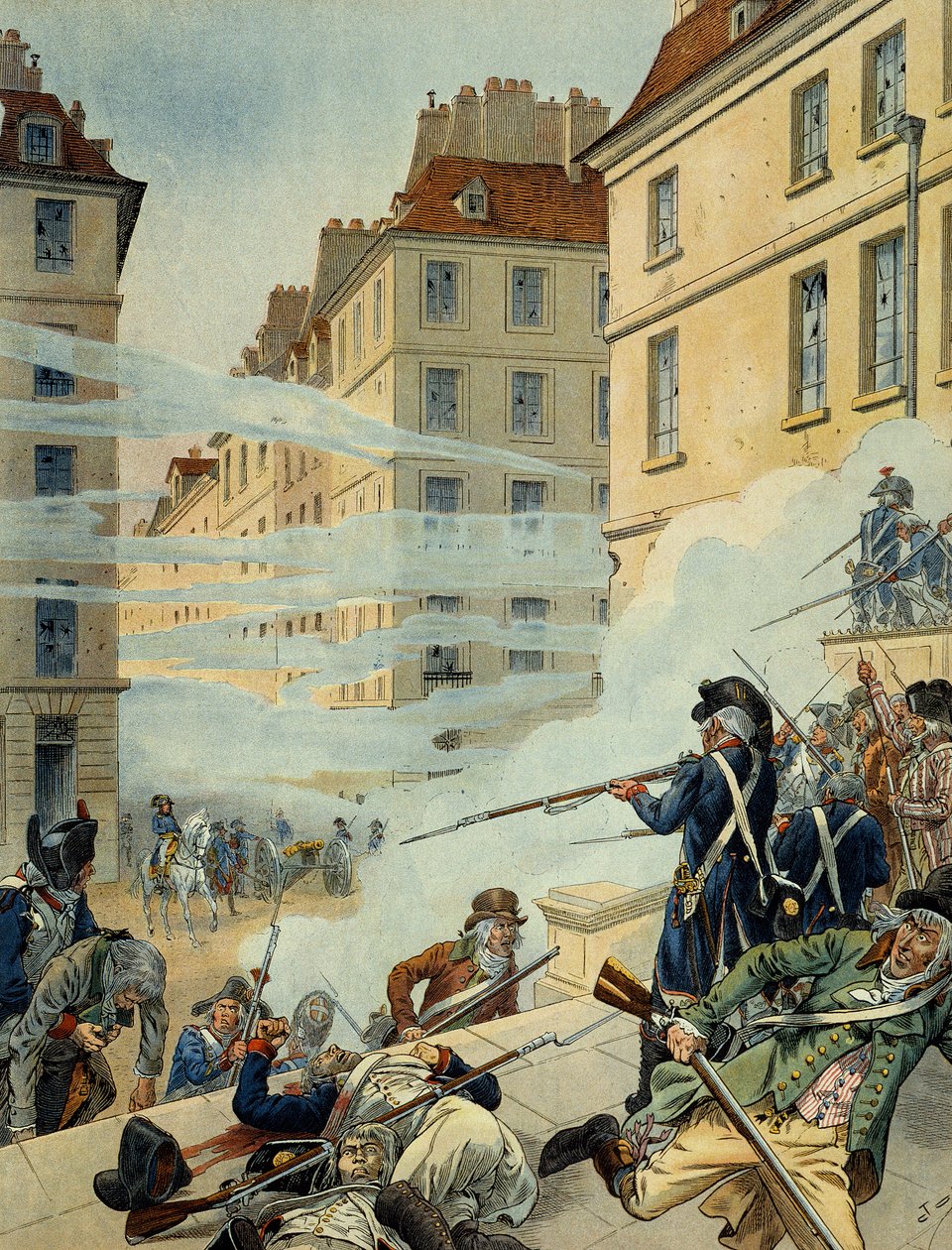 تمرد الملكيين على الاتفاقية في 5 أكتوبر بواسطة اسم مستعار لـ Onfray de Breville Jacques Job