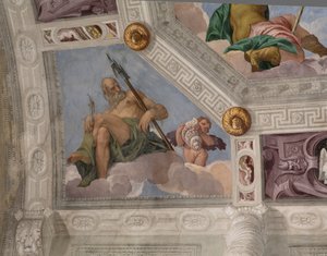 Paolo Caliari المعروف باسم Veronese ، في الهواء الطلق ، فيلا باربارو ، مازر ، إيطاليا بواسطة فيرونيز