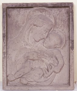 مادونا والطفل (سي 1386-1466). بواسطة (ورشة عمل) دوناتيلو
