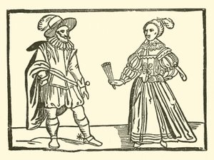 Illustration for The Roxburghe Ballads (woodcut) بواسطة (بعد) المدرسة الإنجليزية