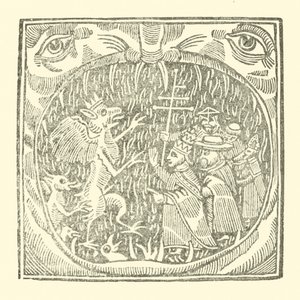 رسم توضيحي لـ Roxburghe Ballads (نقش خشبي) بواسطة (بعد) المدرسة الإنجليزية