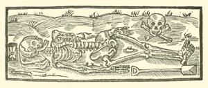 Illustration for The Roxburghe Ballads (woodcut)