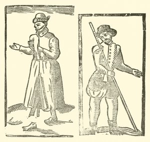 رسم توضيحي لـ Roxburghe Ballads (نقش خشبي) بواسطة (بعد) المدرسة الإنجليزية