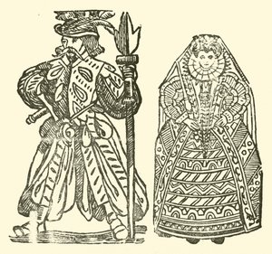 رسم توضيحي لـ Roxburghe Ballads (نقش خشبي) بواسطة (بعد) المدرسة الإنجليزية