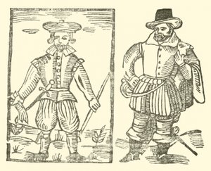 رسم توضيحي لـ Roxburghe Ballads (نقش خشبي) بواسطة (بعد) المدرسة الإنجليزية