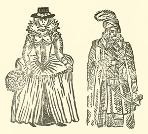 رسم توضيحي لـ Roxburghe Ballads (نقش خشبي) بواسطة (بعد) المدرسة الإنجليزية