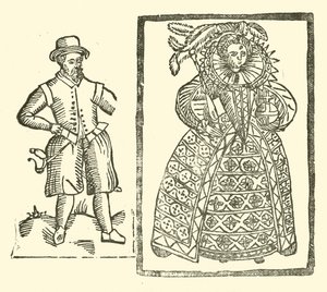 رسم توضيحي لـ Roxburghe Ballads (نقش خشبي) بواسطة (بعد) المدرسة الإنجليزية