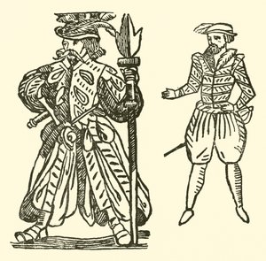 رسم توضيحي لـ Roxburghe Ballads (نقش خشبي) بواسطة (بعد) المدرسة الإنجليزية