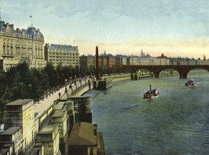 جسر التايمز (صورة ملونة) بواسطة (بعد) مصور انكليزي