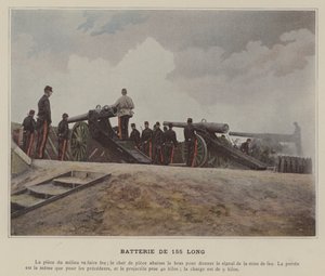 Batterie de 155 Long (صورة ملونة) بواسطة (بعد) مصور فرنسي
