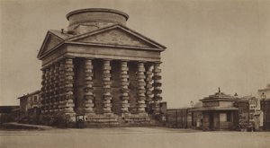 The Barriere de l'Etoile في عام 1860 ، مع جناح منح Ledoux (صورة بالأبيض والأسود) بواسطة (بعد) مصور فرنسي