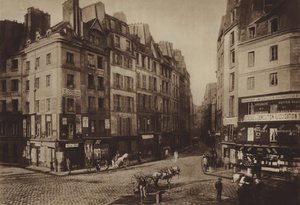 المكان القديم Maubert (صورة b / w) بواسطة (بعد) مصور فرنسي