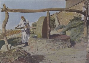 الطاحونة العربية (صورة ملونة) بواسطة (بعد) مصور فرنسي