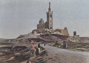 مرسيليا ، نوتردام دي لا غارد (صورة ملونة) بواسطة (بعد) مصور فرنسي