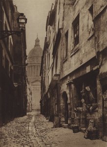 Rue des Carmes and rue Valette (b / w photo) بواسطة (بعد) مصور فرنسي