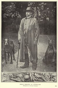 Prince Bismarck as landholder (b/w photo) بواسطة (بعد) مصور ألماني
